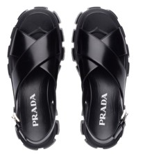 Prada Monolith Sandals Black