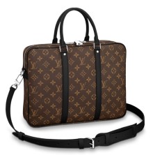 Louis Vuitton Porte Documents Voyage PM Macassar