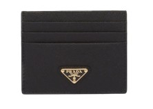 Prada Leather Card Holder Saffiano