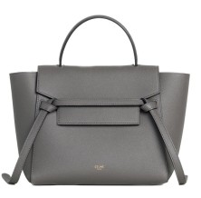 Celine Belt Micro Grey