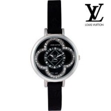 Louis Vuitton Tambour Slim Color Black