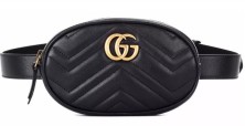 Gucci GG Marmont Matelasse Leather Belt Bag