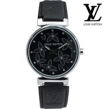Louis Vuitton Tambour Slim Star Black