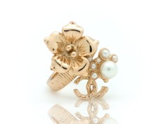 Chanel Camelia Ajoure Gold