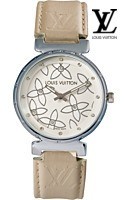 Louis Vuitton Tambour Slim Star White