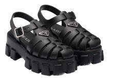 Prada Foam Rubber Sandals Black